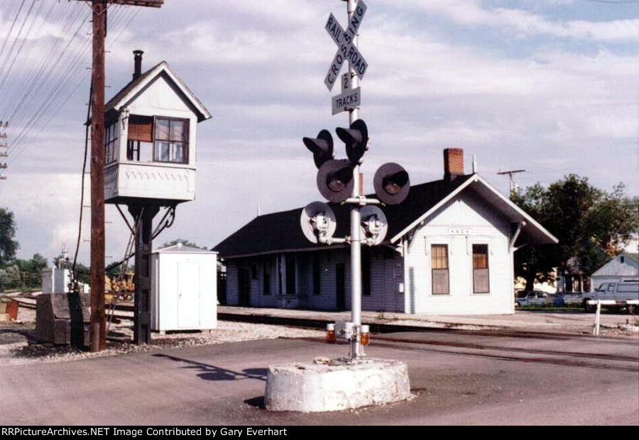 NKP Depot - Knox, Indiana - circa 1960's